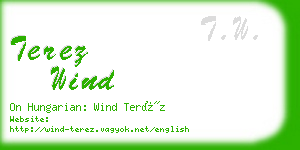 terez wind business card